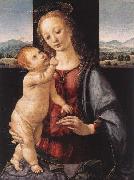 Leonardo  Da Vinci Madonna and Child with a Pomegranate France oil painting artist
